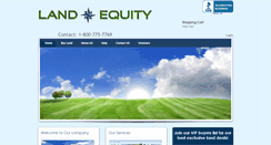 Desktop Screenshot of landequity.com